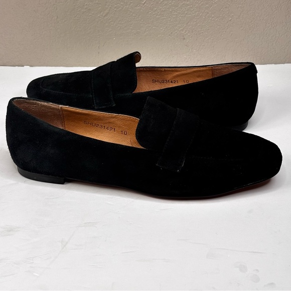 J. Jill Black Suede Penny Loafers Cushion Insole Size 10 MSRP $129 - Picture 5 of 11